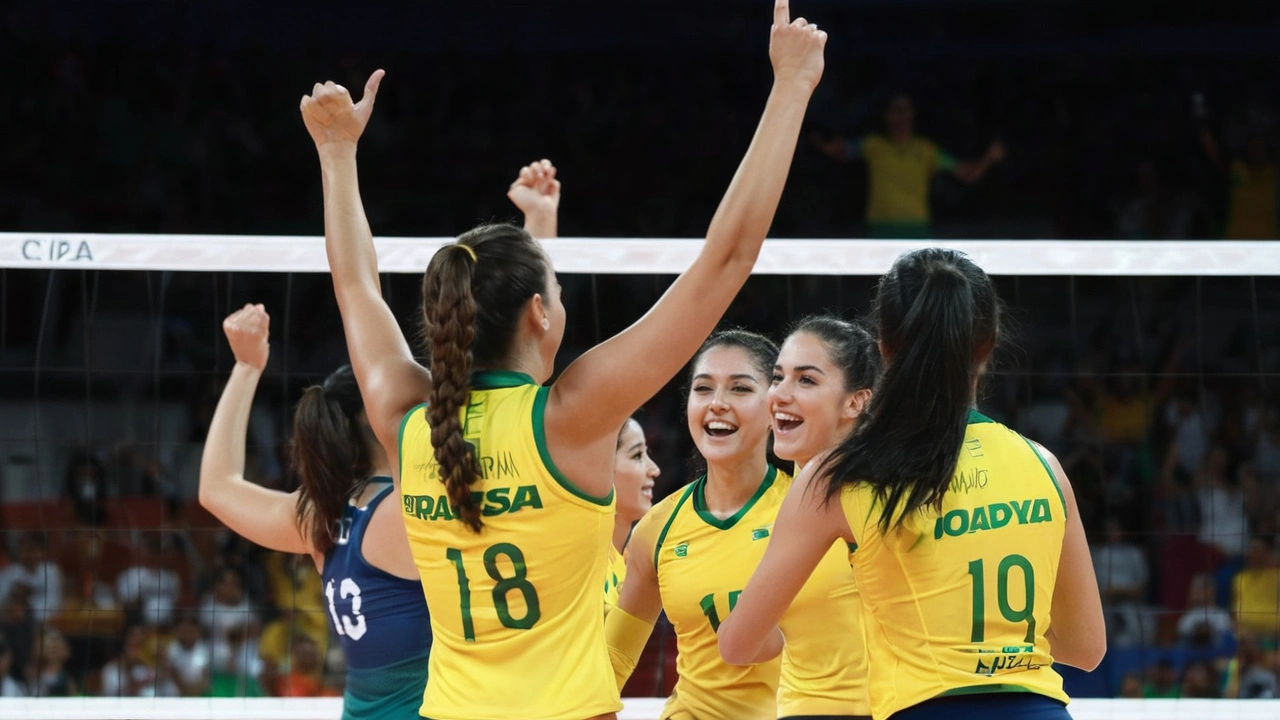 Ana Cristina Brilha e Brasil Avança às Quartas no Vôlei nas Olimpíadas de Paris 2024