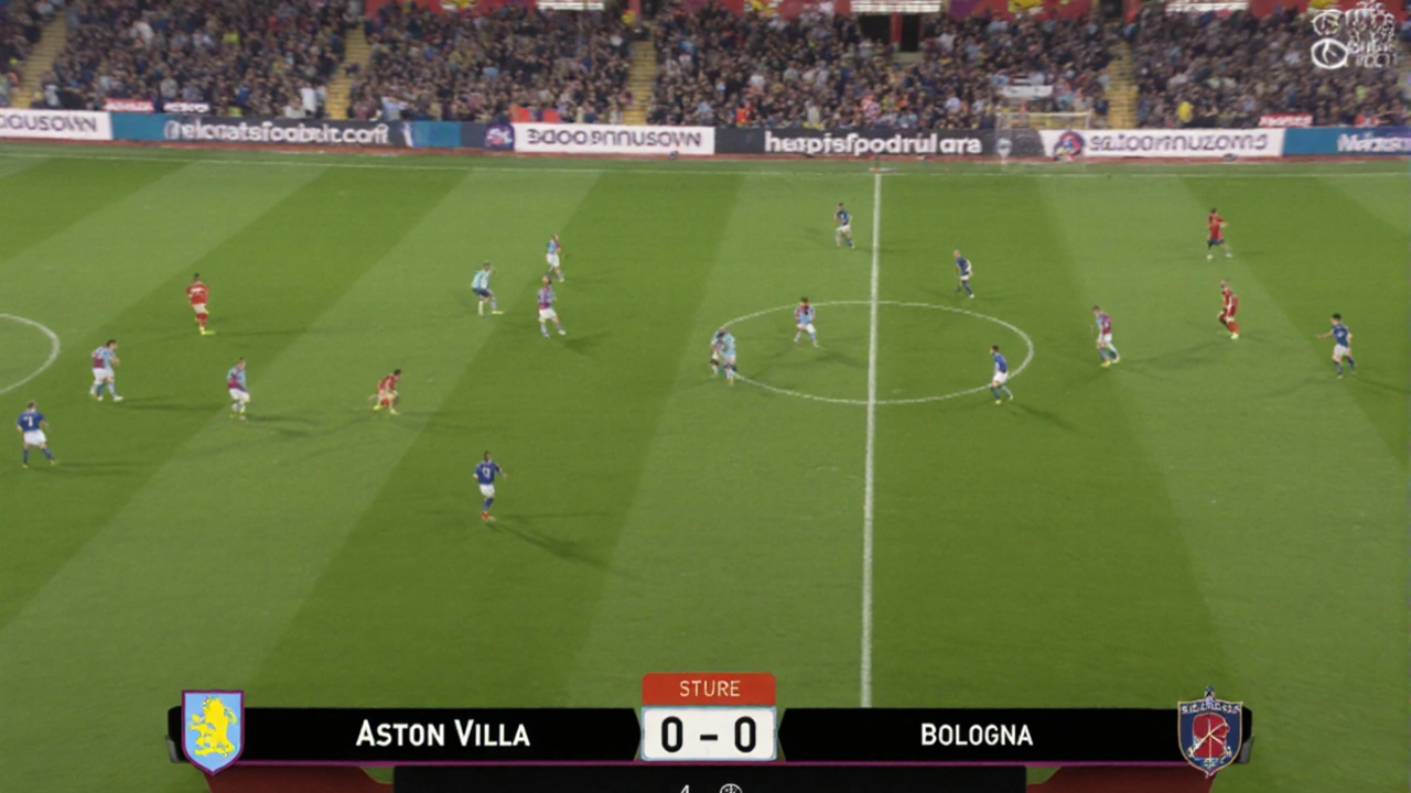 Aston Villa vence Bologna por 1 a 0 e garante primeira vitória na Europa